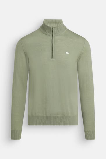 J.LINDEBERG SPORTSWEAR Strick-Troyer grün