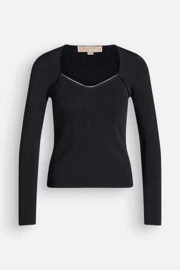 MICHAEL MICHAEL KORS Black Knit Shirt