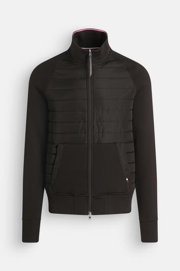 TOMMY HILFIGER Sweatjacke schwarz