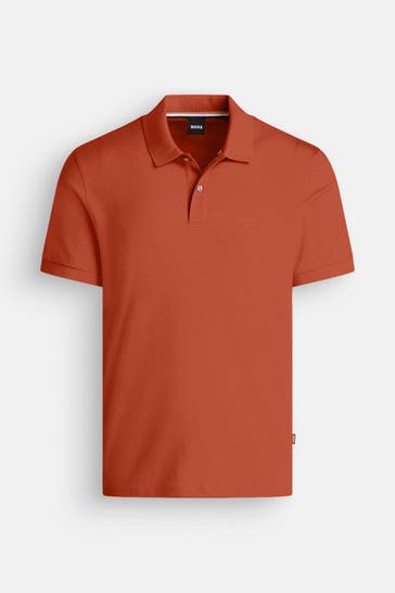 BOSS Polo-Shirt terracotta