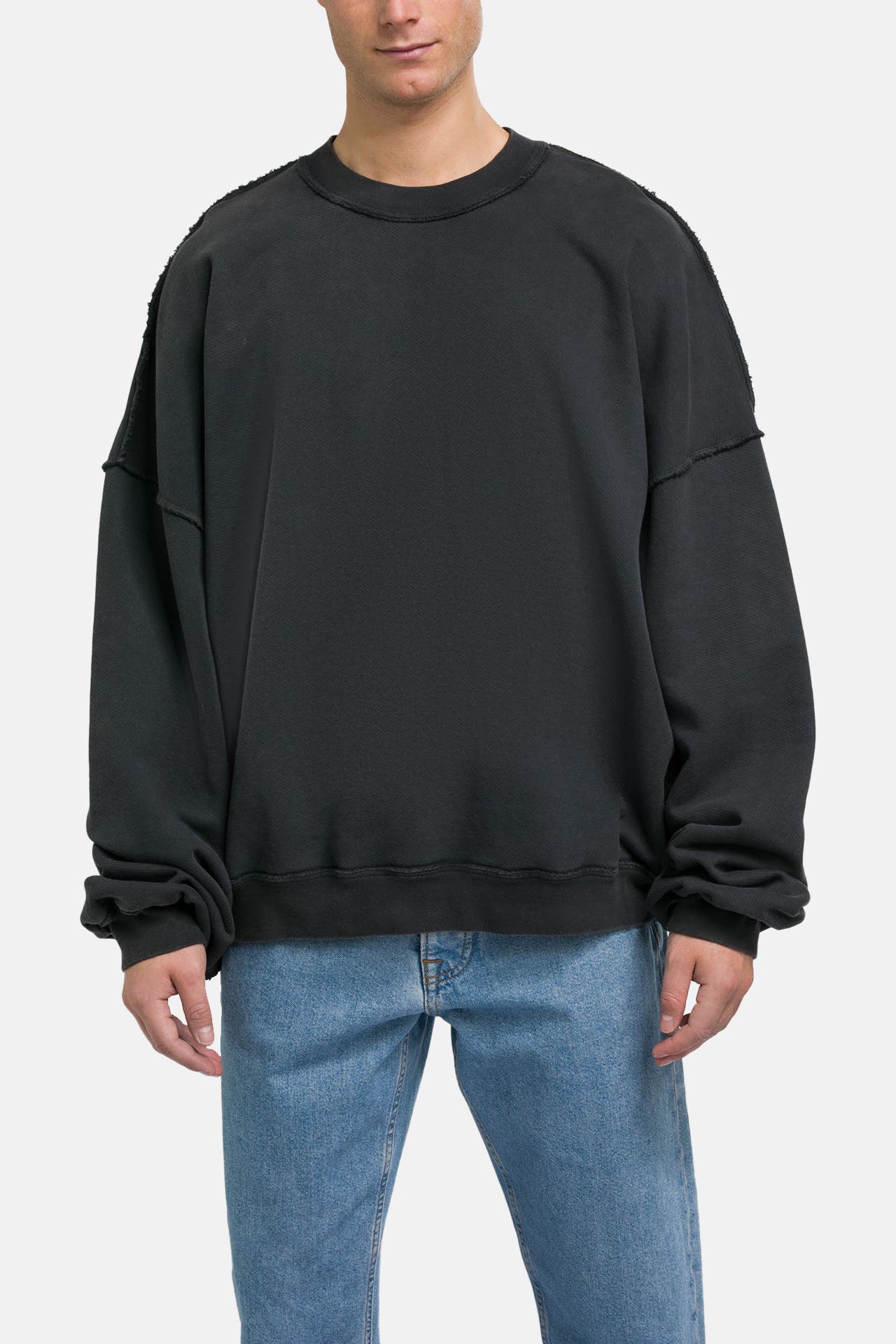 ATELIER DE ROUPA Sweatshirt schwarz washed, Bild 1