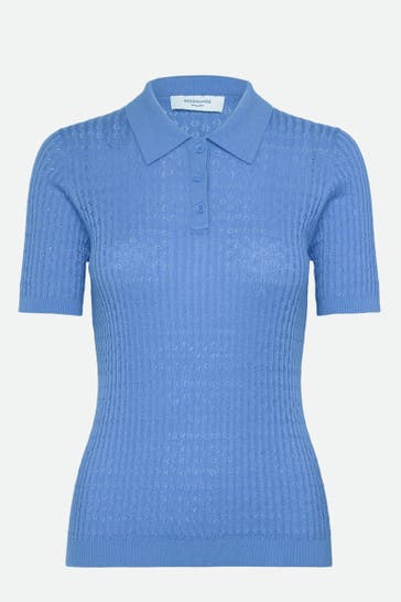 ROSEMUNDE Strickshirt 'Samira' taubenblau