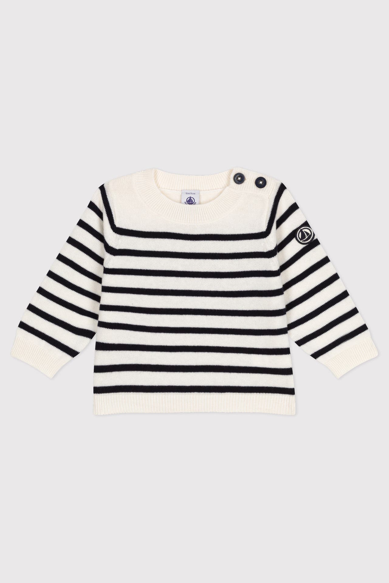 PETIT BATEAU Strickpullover gestreift, Bild 1