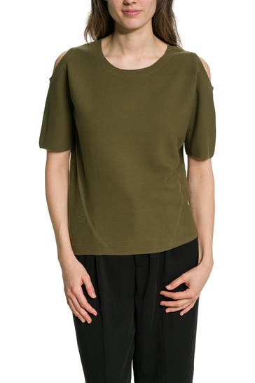 LUISA CERANO Strickshirt oliv