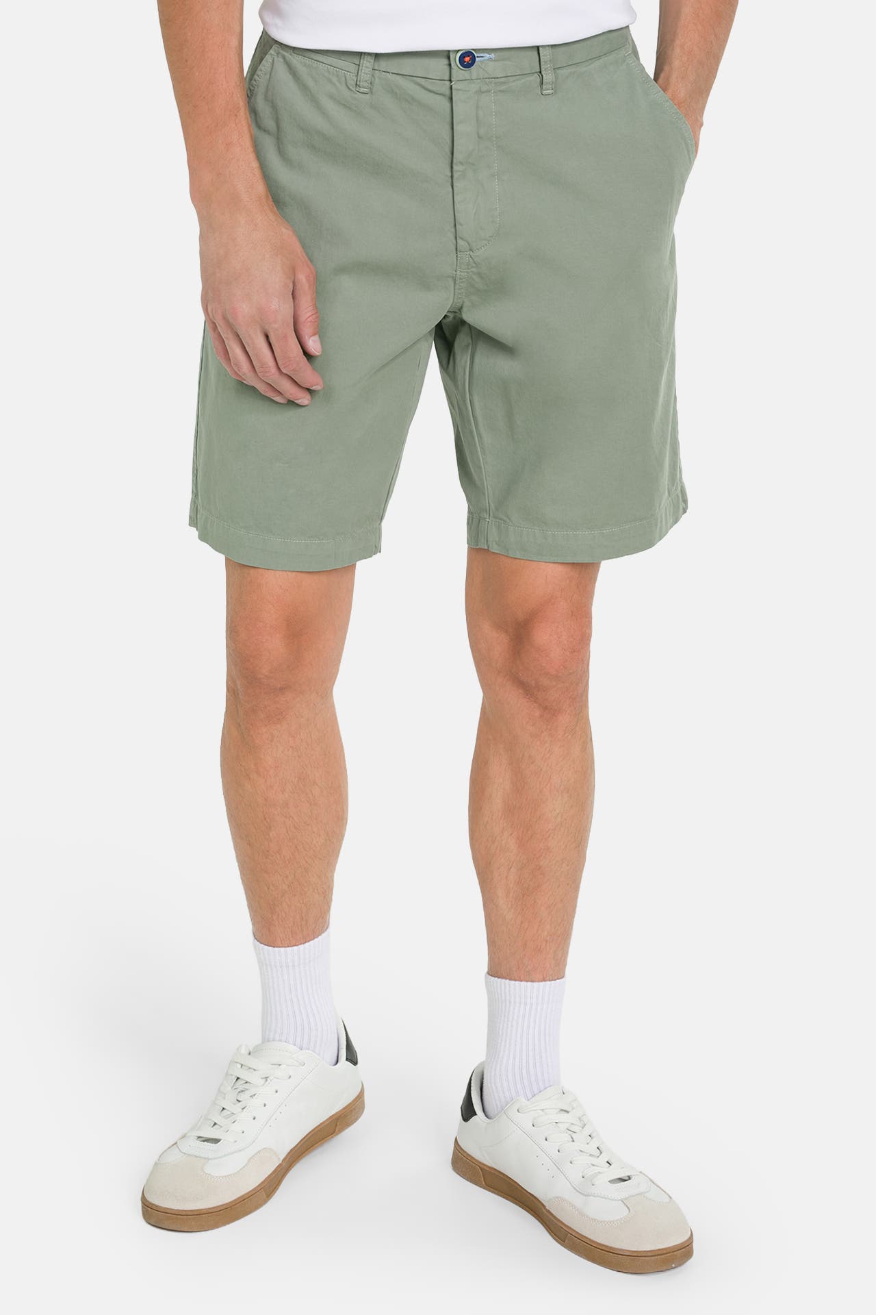 NEW ZEALAND AUCKLAND Chino-Shorts graugrün, Bild 1