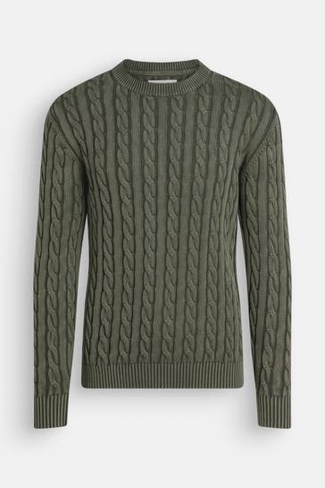 REPLAY Strickpullover dunkelgrün
