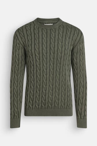 REPLAY Strickpullover dunkelgrün