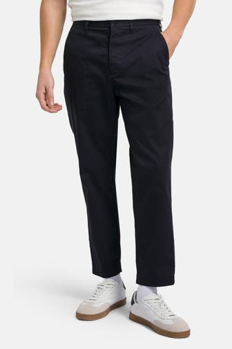 LACOSTE Chino schwarzblau tapered