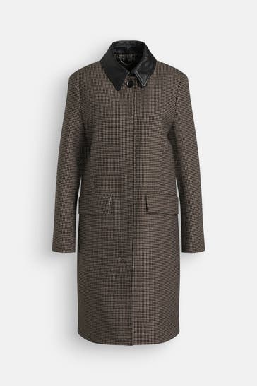 BELSTAFF Wollmixmantel gemustert