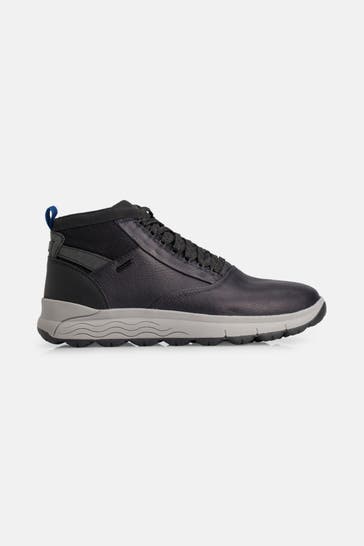 GEOX Leder-Sneaker 'Spherica' schwarzblau