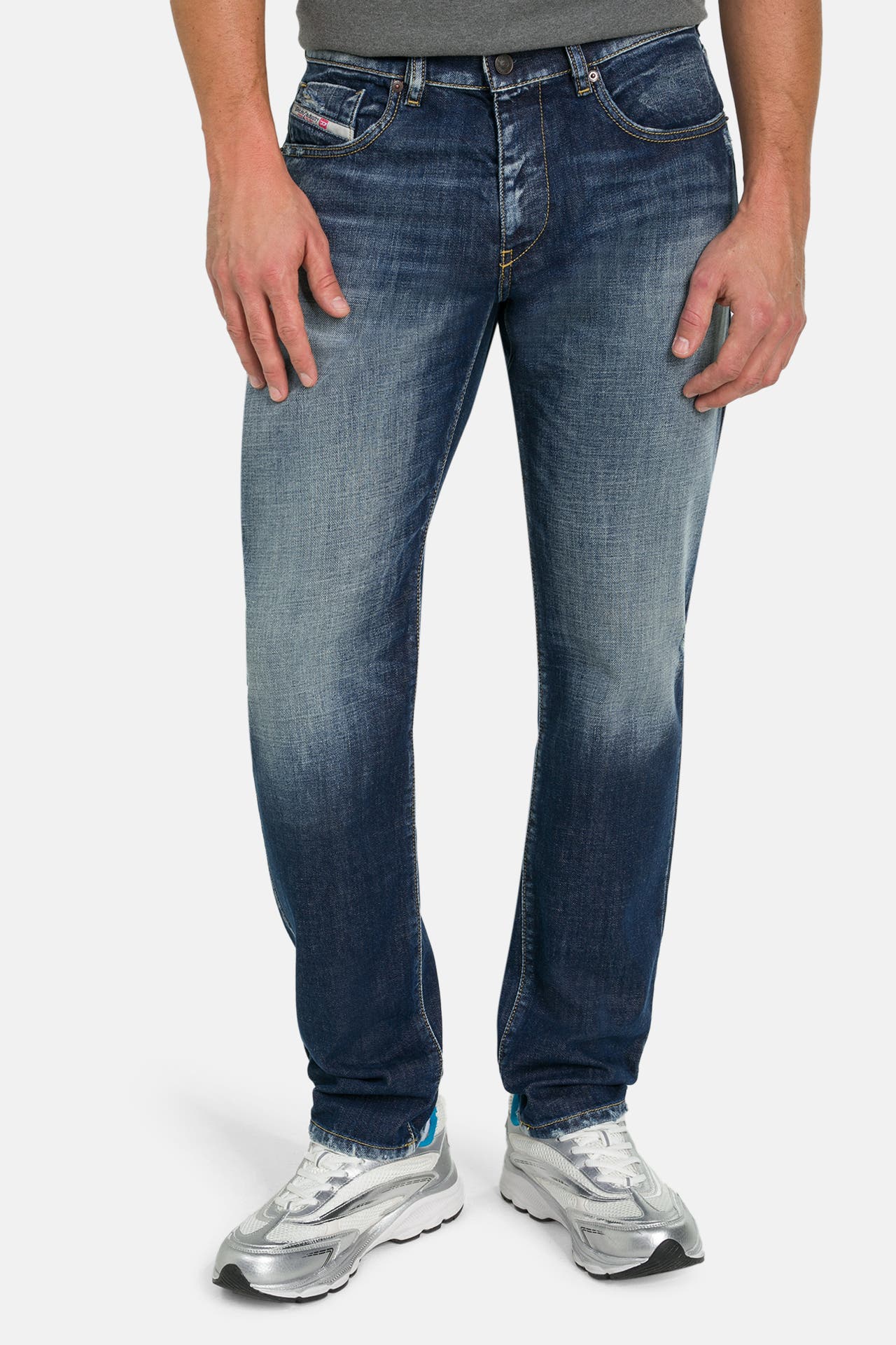 DIESEL Cordhose blau slim, Bild 1