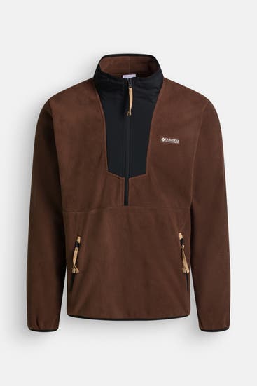 COLUMBIA - Fleece-Troyer dunkelbraun