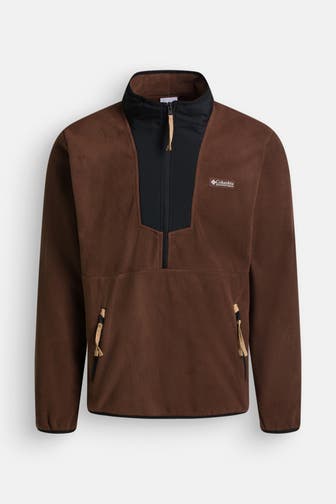 COLUMBIA Fleece-Troyer dunkelbraun