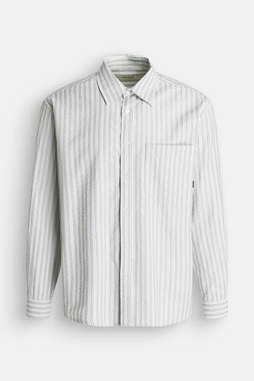 WOODBIRD Casual-Hemd 'Buzo Hoi' gestreift