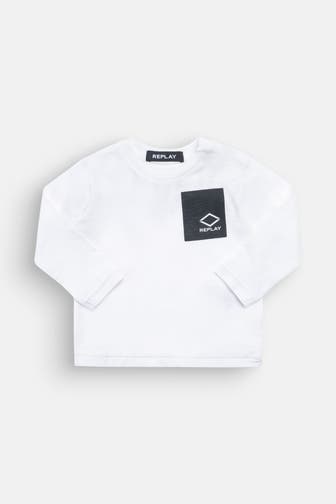 REPLAY Longsleeve weiß