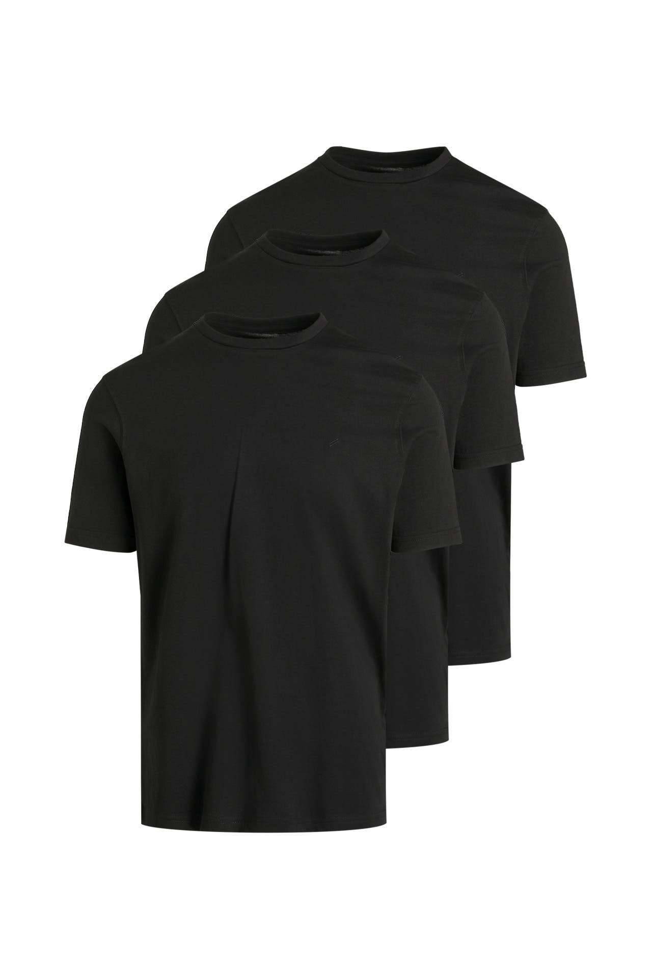 Paris Outletcity - HECHTER günstig T-Shirts | schwarz kaufen » online 3er-Pack
