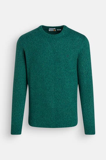 TIMBERLAND Strickpullover grün meliert