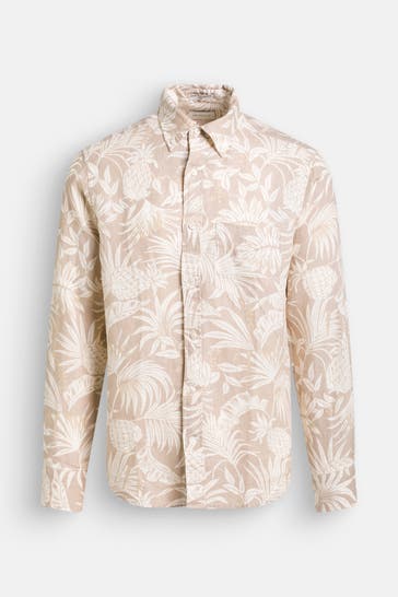 GANT Leinenhemd gemustert