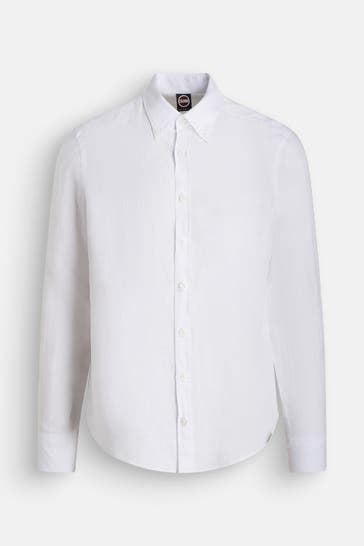 COLMAR Leinenhemd Regular Fit weiß
