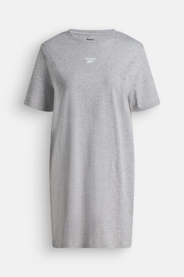 REEBOK T-Shirt-Kleid grau