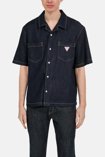 GUESS Kurzarmhemd Loose Fit