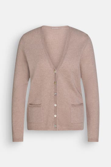 (THE MERCER) N.Y. Kaschmir-Strickjacke beige