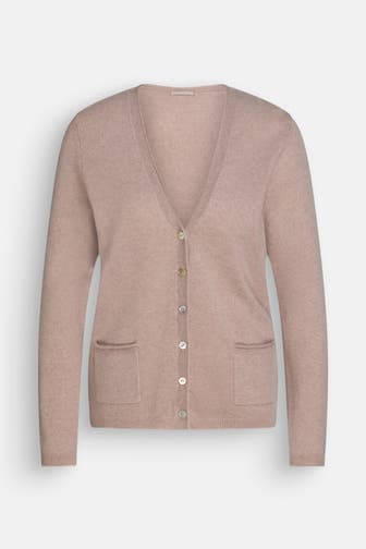 (THE MERCER) N.Y. Kaschmir-Strickjacke beige