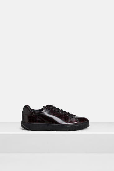FERRAGAMO - Leder-Sneaker 'Cube' mehrfarbig