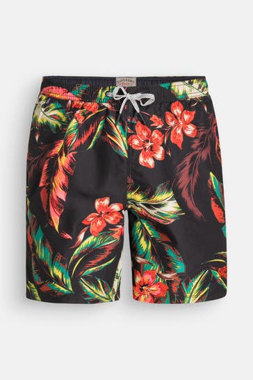 SUPERDRY Badehose floral 