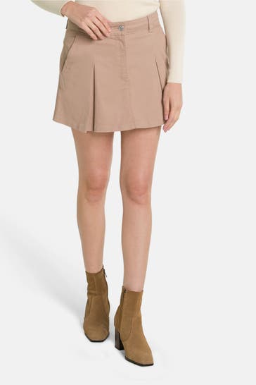 TOMMY HILFIGER Minirock hellbraun