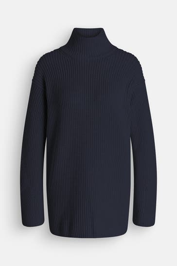 MARC O'POLO Strickpullover dunkelblau