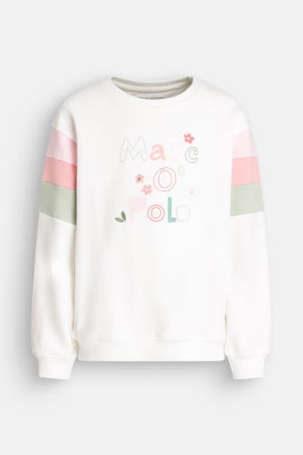 MARC O'POLO Sweatshirt weiß