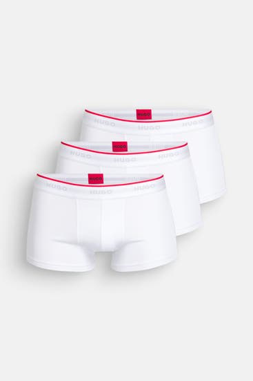 HUGO - Boxer Trunk 'Triplet Space' weiß