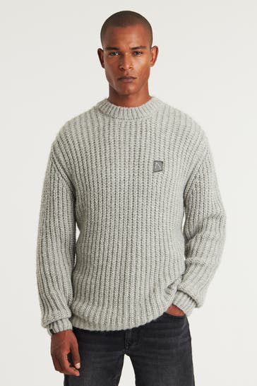 CHASIN' Strickpullover 'Lorenzo' grau