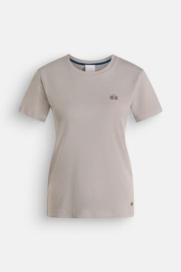 LA MARTINA T-Shirt 'Basanta' greige