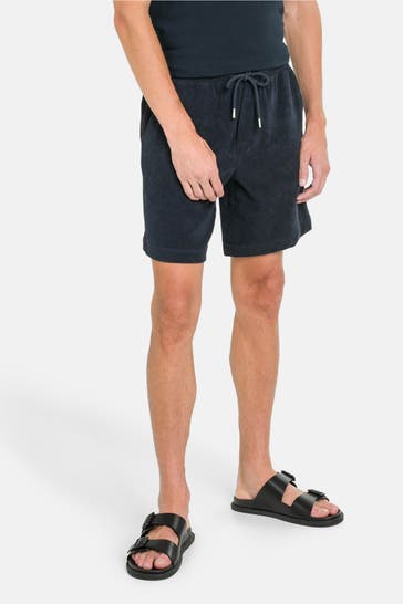 MARC O'POLO Sweatshorts schwarzblau