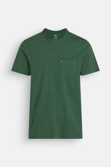 LEVI'S® T-Shirt dunkelgrün
