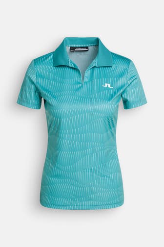 J.LINDEBERG SPORTSWEAR Funktions-Polo 'Cassia' gemustert
