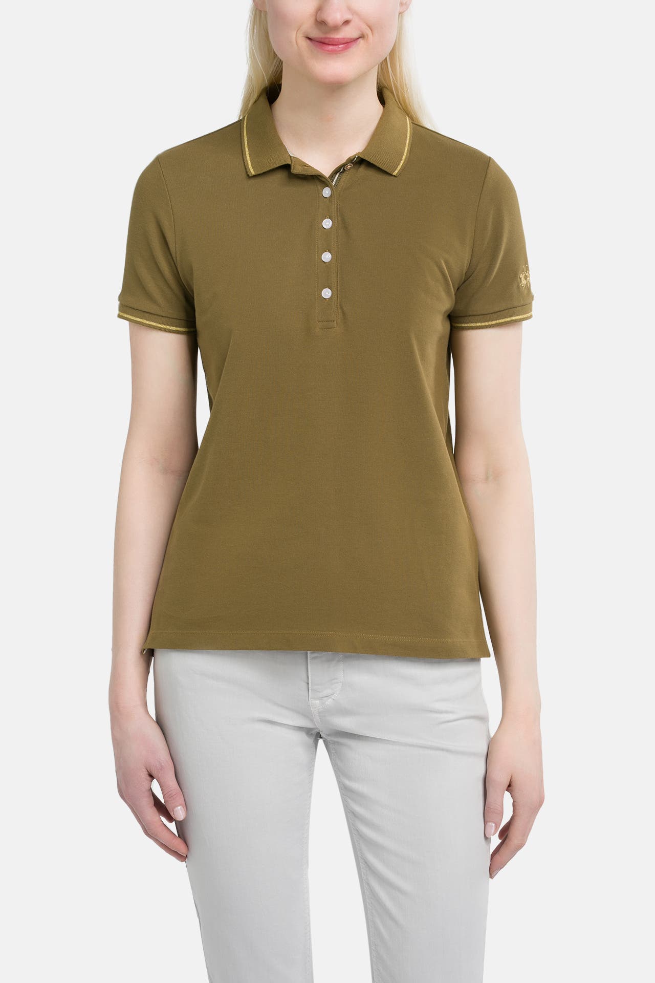 LA MARTINA Polo-Shirt 'Yerina' khaki, Bild 1