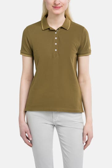 LA MARTINA Polo-Shirt 'Yerina' khaki