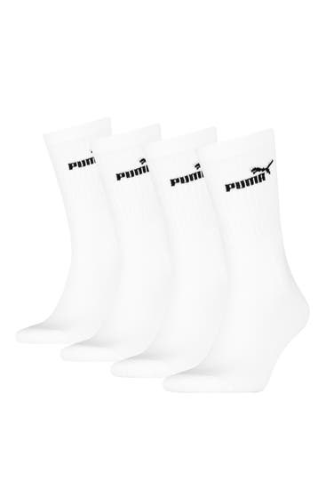 PUMA - 4er-Pack Socken weiß