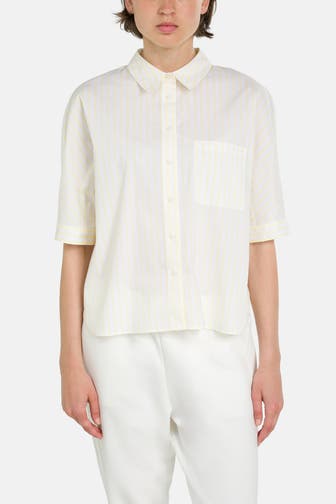 JOOP! Kurzarm-Bluse 'Benedetta' gestreift