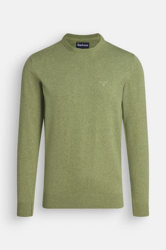 BARBOUR Strickpullover 'Pima' grün