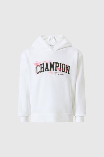 CHAMPION Hoodie weiß
