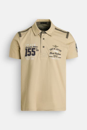 AERONAUTICA MILITARE Polo-Shirt beige