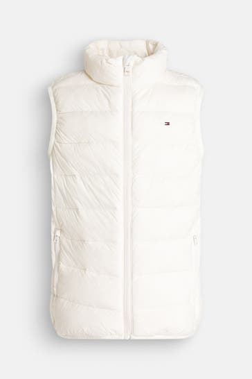 TOMMY HILFIGER Light-Daunenweste creme