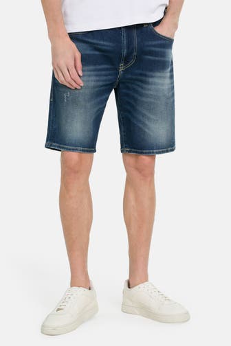 DIESEL Jeansshorts 'D-Fin' dunkelblau