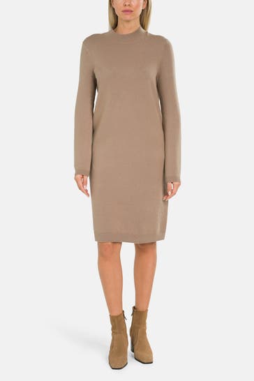 MARC O'POLO Strickkleid beige