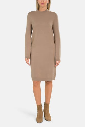 MARC O'POLO Strickkleid beige