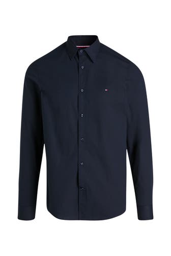 TOMMY HILFIGER Casual-Hemd nachtblau